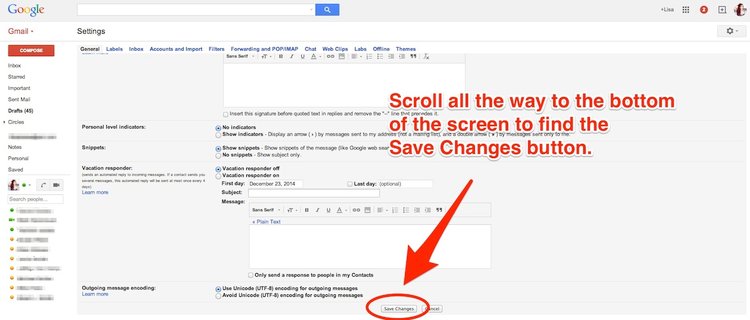 How to turn on notifications for gmail on mac